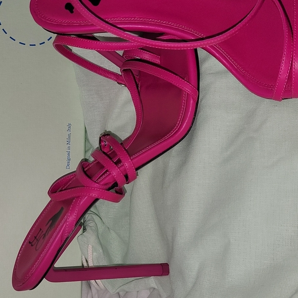 Brand New Off-White Fuchsia Sandals Size 39 - Picture 5 of 5